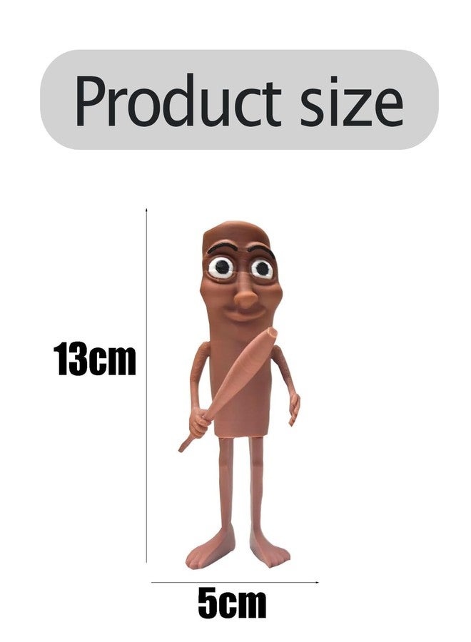 Vihaanta Tung Tung Tung Sahur Toy, Tung Tung Tung Sahur, Funny Interesting Creative 3D Printing Collectible Figurines,Internet Character Design, Office Decoration for Statue for Meme Lovers & Collectors - Image 2