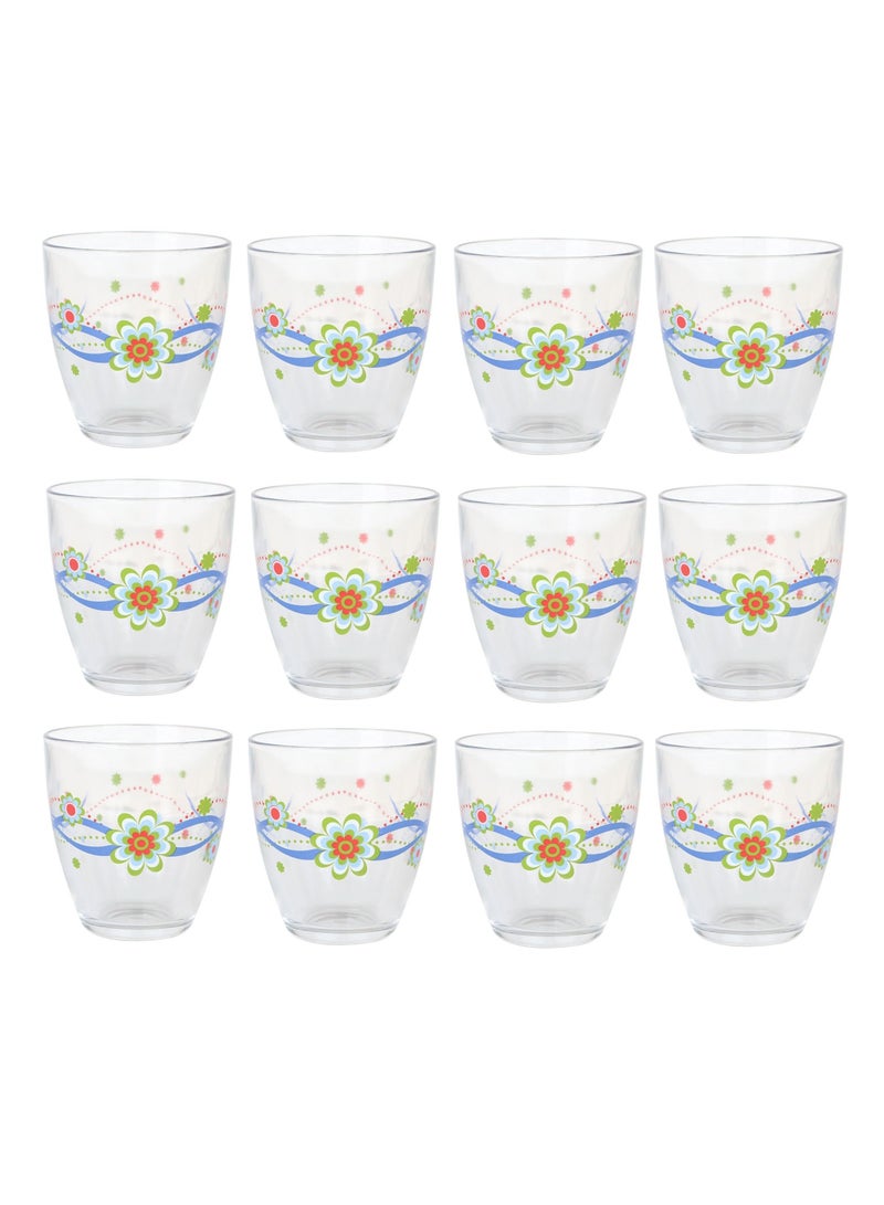 طقم كؤوس زجاجية من 12 قطع - Image 1