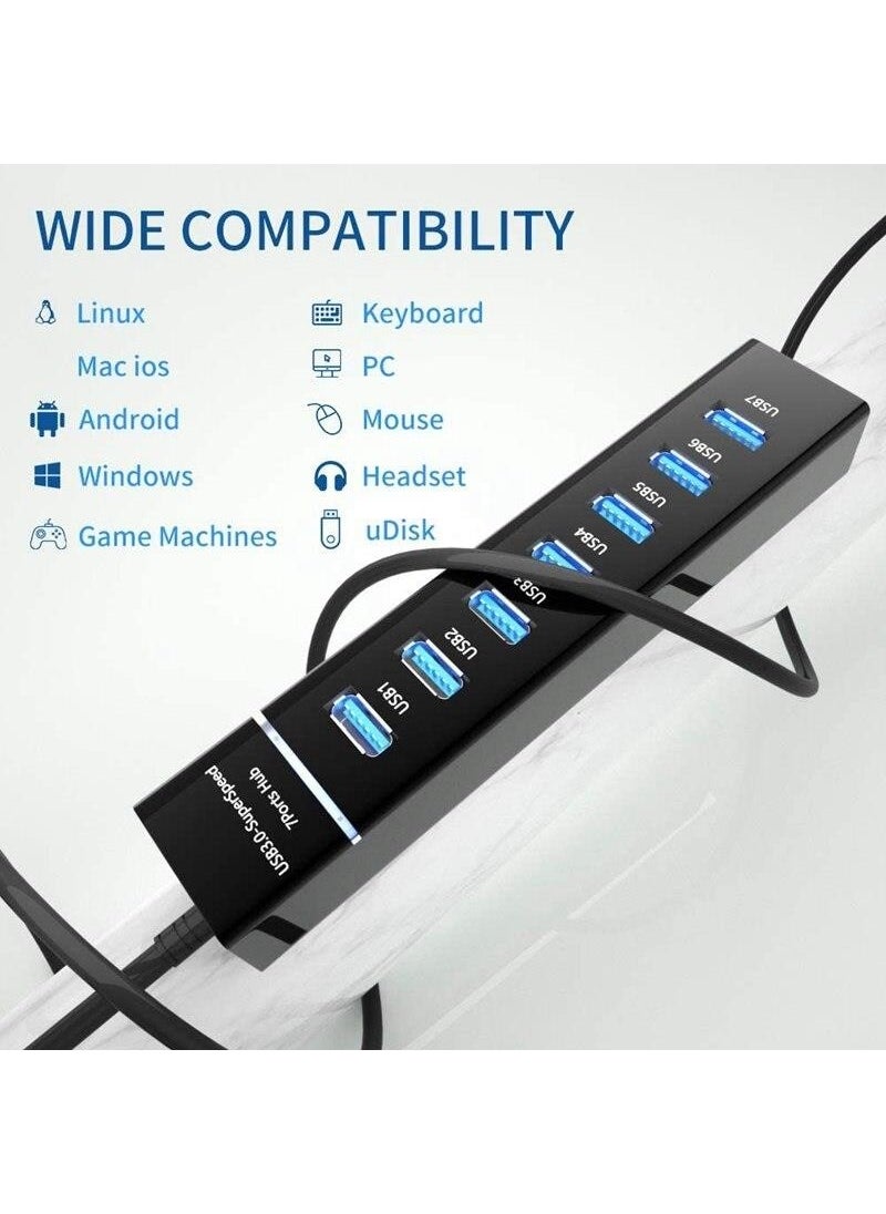 Streak - 7 Port Very Speed ​​Fast USB 3.0 Copier Multiplexer Hub Switch - Image 1