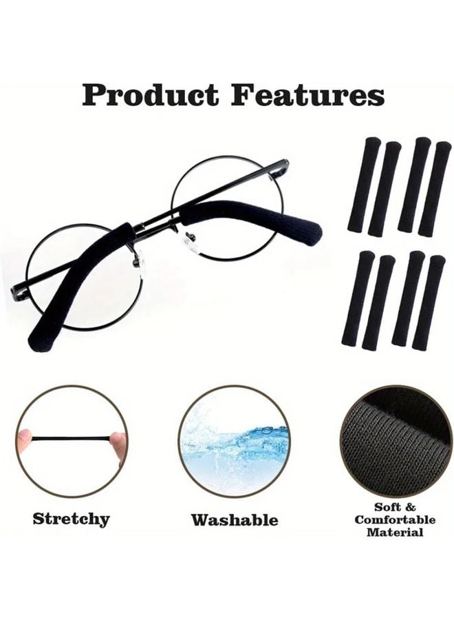 4 Pairs Anti Slip Glasses Retainers Eyeglass Ear Grips Cushions Prevents Slipping - Image 5