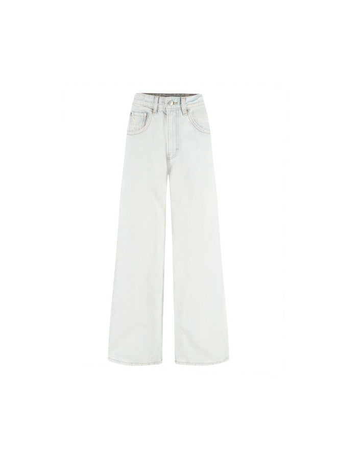 Zara 100% Cotton Men's Retro Washed Wide-leg Straight Casual Pants - Fashionable & Versatile - Image 2