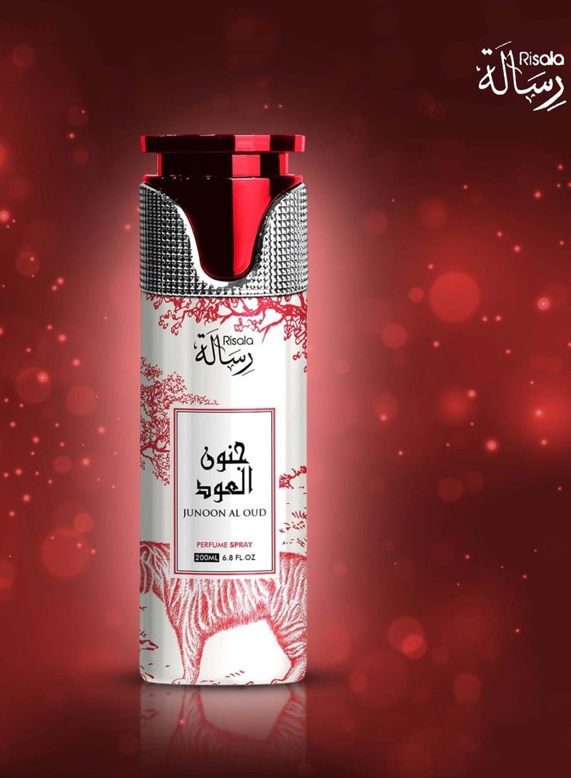 Risala Junoon Al Oud - Perfume Spray - Unisex - 200ml - Image 2