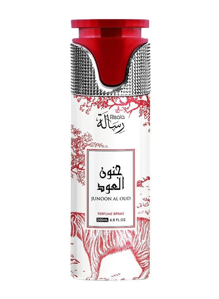 Risala Junoon Al Oud - Perfume Spray - Unisex - 200ml - Image 1