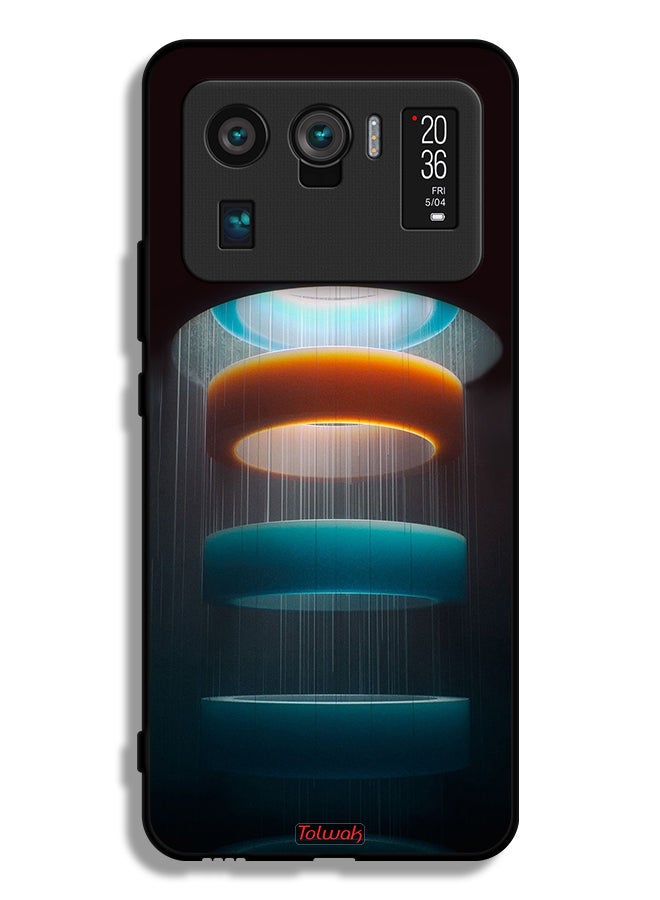 Tolwak Xiaomi Mi 11 Ultra Protective Case Cover Rings Art Pattern - Image 2