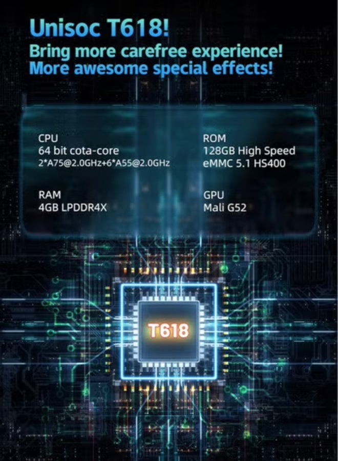 ANBERNIC  RG505 Retro Game Handheld Game Console with 128GB TF-card Built-in 3000+ Games, 4.95-inch OLED Touch Screen with Android 12 System, Unisoc Tiger T618 and Compatible with Google Play Store (Yellow) - Image 2