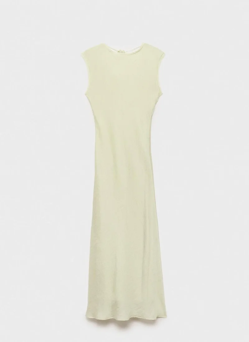 MANGO Sleeveless Midi Dress