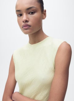 MANGO Wrinkled Effect Midi Dress  - Image 4