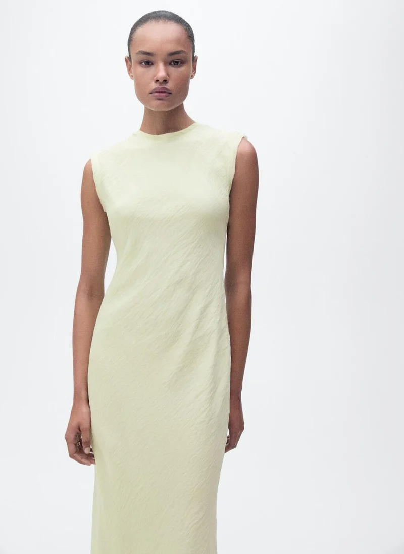 MANGO Sleeveless Midi Dress