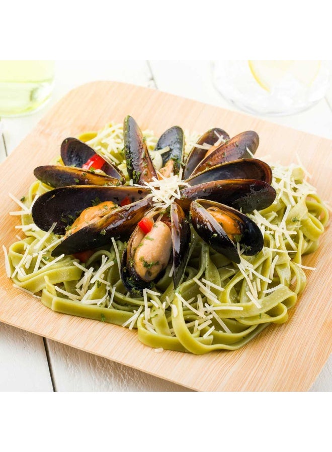 Restaurantware أطباق ورقية من أوراق البامبو مقاس 9 × 9 بوصة، 100 طبق بامبو قابل للتصرف - مستدام، ثقيل، أطباق عشاء بامبو، للحفلات، حفلات الزفاف أو الفعاليات المجهزة - Image 3