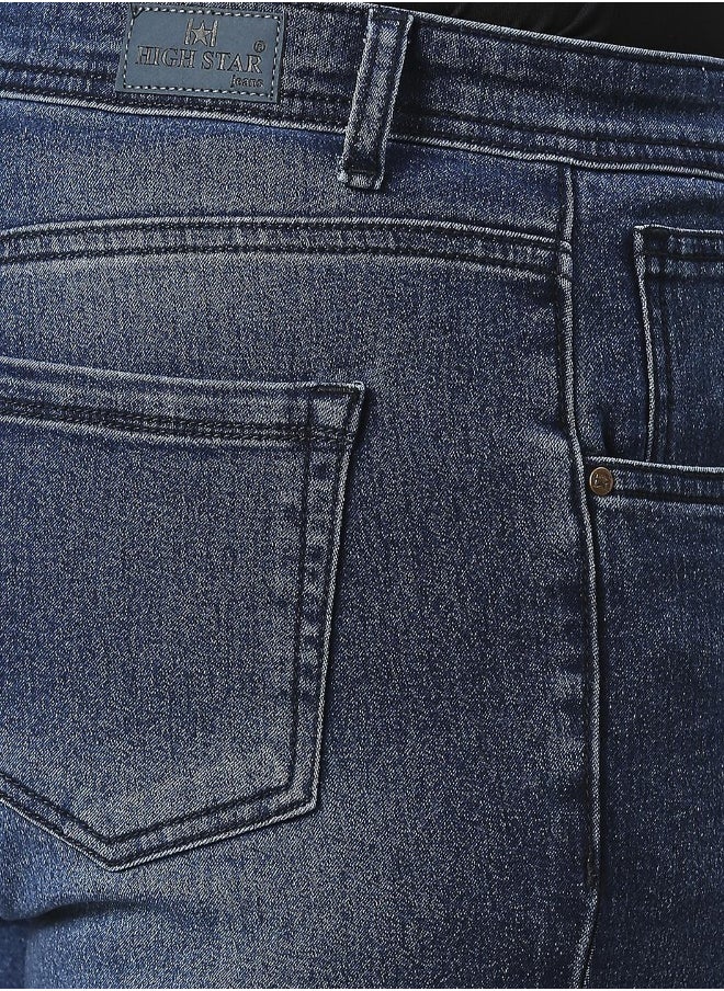 HIGH STAR Women Mid Blue Plus Size Jeans  - Image 3