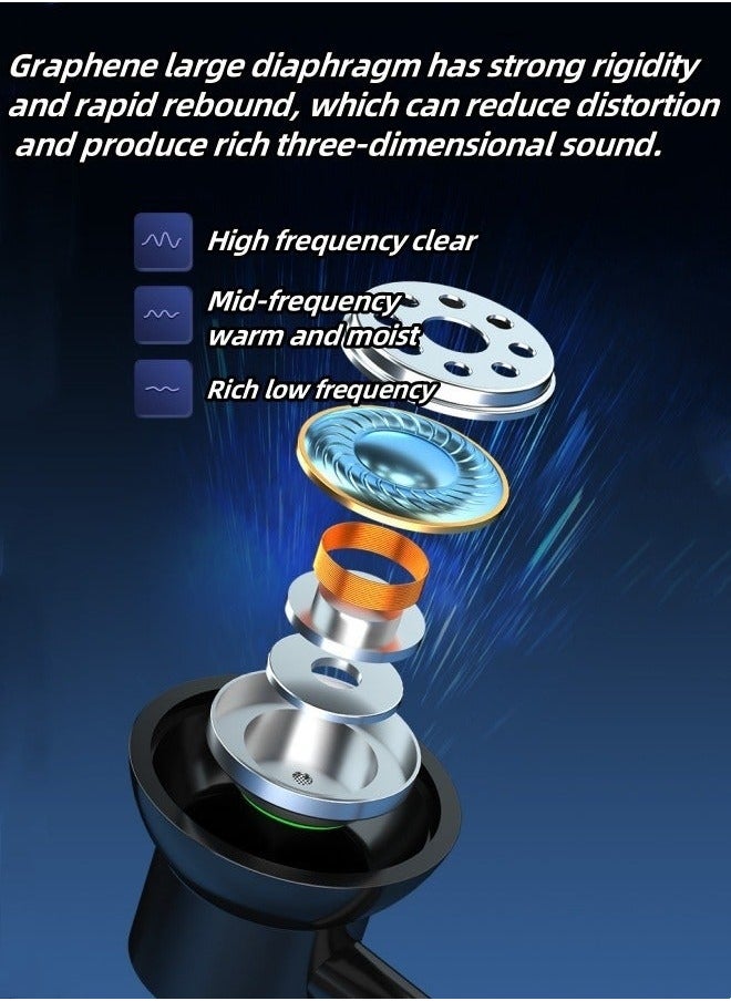 Generic - New sports Bluetooth headset hanging neck style super long battery life noise reduction wireless in-ear sports headset - Image 1