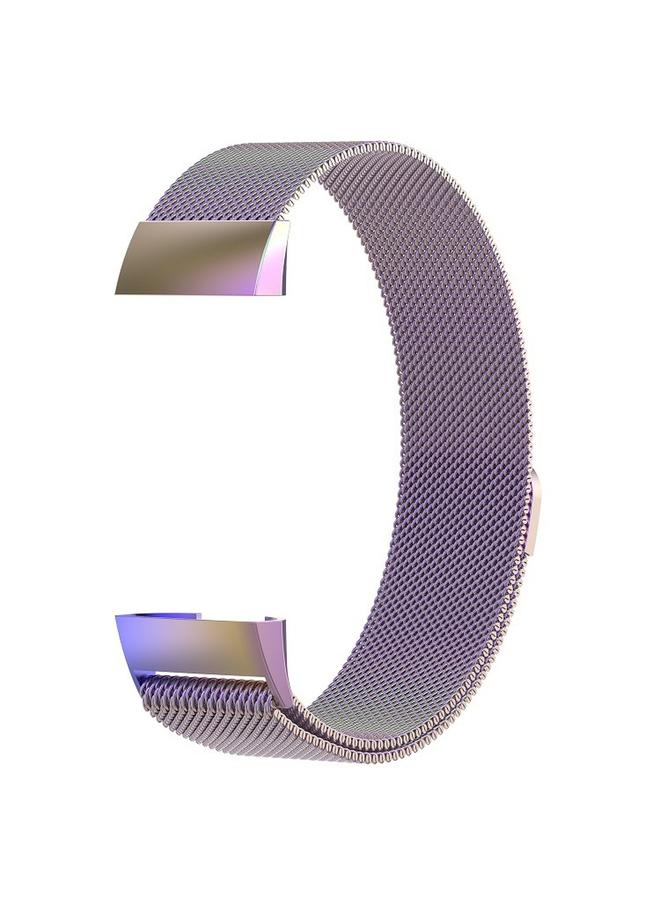 إيروريكس سوار ساعة مغناطيسي من الفولاذ المقاوم للصدأ لساعة FITBIT Charge 3، المقاس: صغير، 187 × 18 مم - Image 2