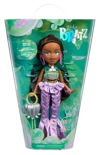Bratz Fashion Pixiez Sasha Collectible Fantasy Doll with Real Fashions and Accessories - Image 1