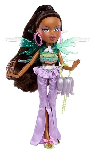 Bratz Fashion Pixiez Sasha Collectible Fantasy Doll with Real Fashions and Accessories - Image 4