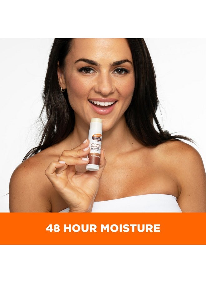 PALMER'S - Coconut Oil Formula Moisturizing Swivel Stick With Vitamin E, Lip Balm, Face & Body Moisturizer Stick, Ideal For Treating Dry Skin Patches (Pack Of 2) - Image 1