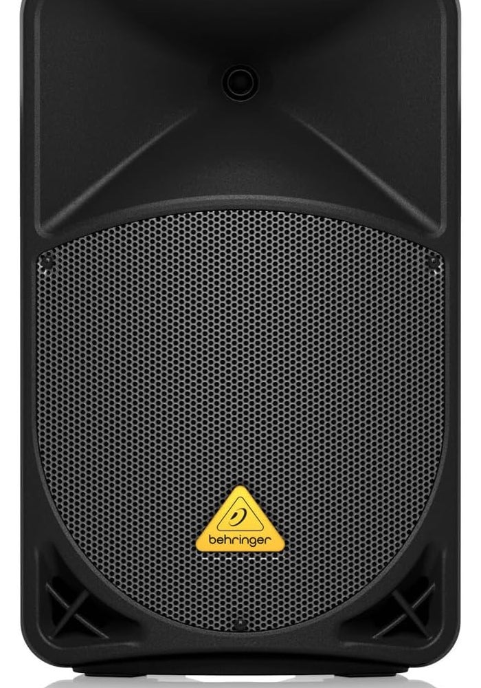 Behringer Eurolive B112D Active 2-Way 12" PA Speaker System with Wireless Option and Integrated Mixer, Black - Image 1