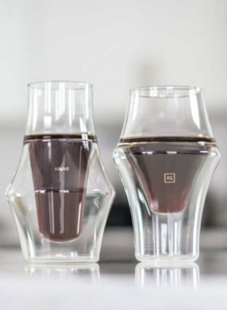 Kruve Excite & Inspire Coffee Glass, Double-Walled Hand-Blown Borosilicate Glass, For Improved Mouthfeel - 150ml - Image 4