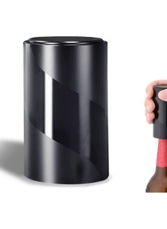 نيبمينينت 【2 PACK】 Push Down-Pop Off Beer Bottle Opener with Cap Catcher, No Damage to Caps，Automatic Decapitator Beer/Soda Top Openers，One-Hand Easy/Funny Lid Open,Cool Bartender Tools  - Image 1