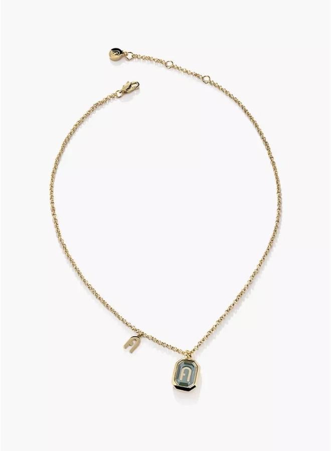 Furla Octagonal Women's Pendant Necklace FJ0320NTU - Image 1