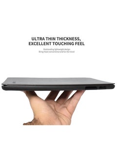 Kaku Galaxy Tab A 10.1 Case, Leather Protective Case Cover For Samsung Galaxy T515/T510 Black  - Image 4