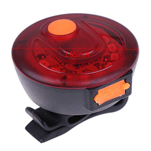 SHIVEXIM Bike Tail Led Light Night Safety Warning Lamp Rechargeable USB Outdoor Led Rear Break Light, - Image 4