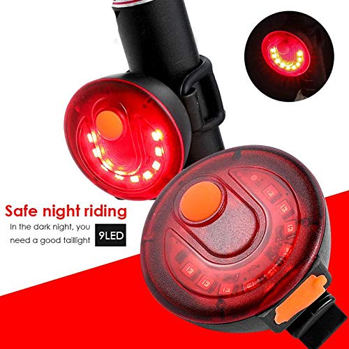 SHIVEXIM Bike Tail Led Light Night Safety Warning Lamp Rechargeable USB Outdoor Led Rear Break Light, - Image 3