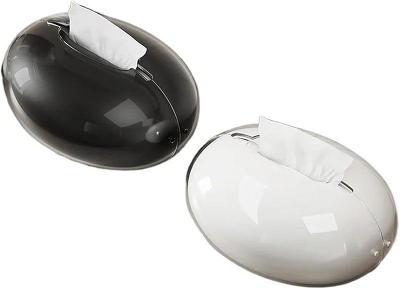 Black Single Layer Desktop Tissue Box For Household Art Room And Tea Table - Image 5