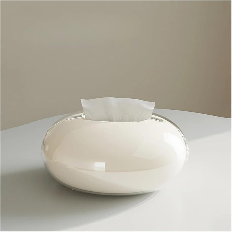 Black Single Layer Desktop Tissue Box For Household Art Room And Tea Table - Image 3