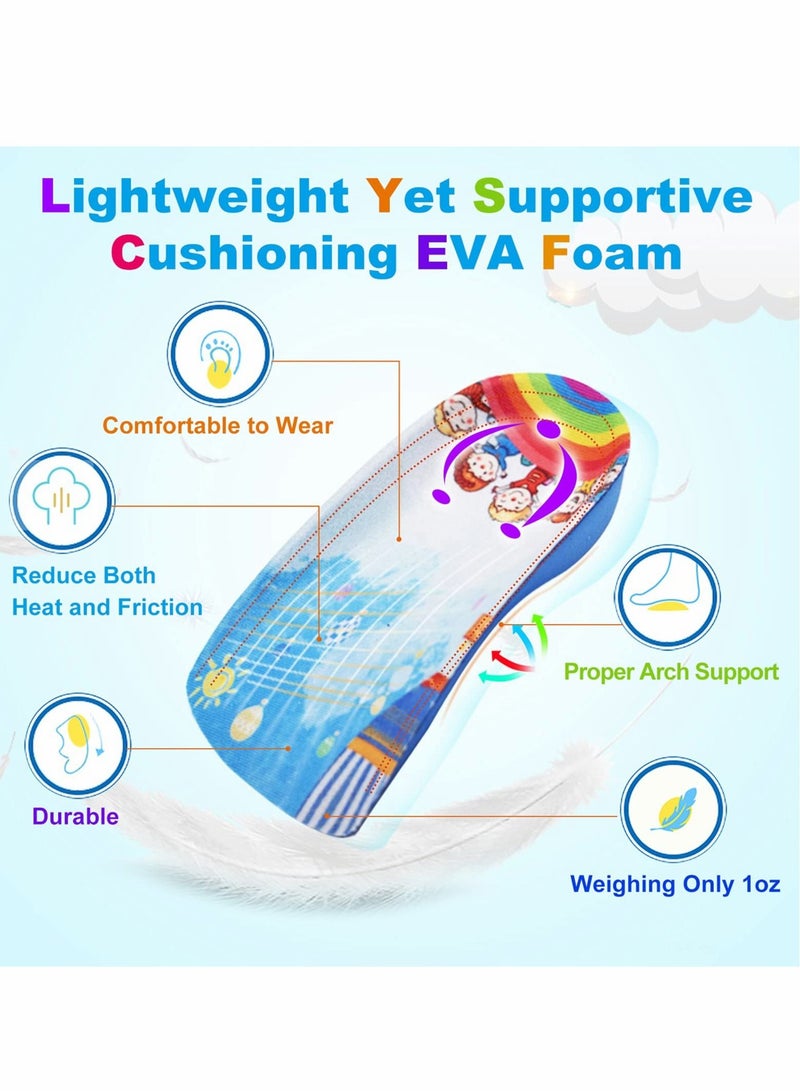 Excefore Orthotic Insoles, 3/4 Length Insoles for Kids, Orthotic Kids Insoles Arch Support Childrens Insoles for Kids’ Flat Feet, Plantar Fasciitis, Pronation, Heel Pain - Image 4