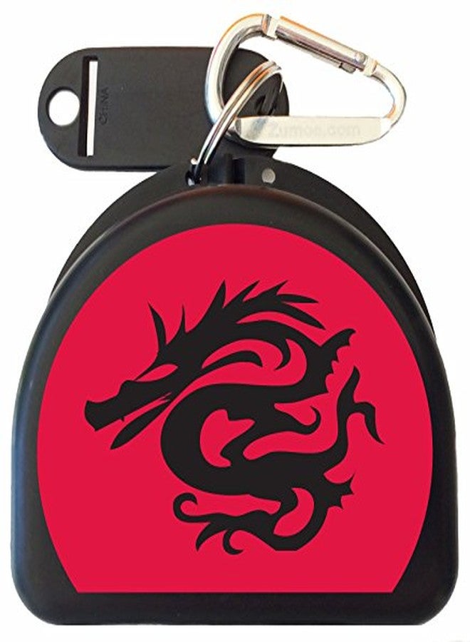 Zumoe Mo Cased, Retainer Case, Mouthguard Case - Black Dragon - Image 1