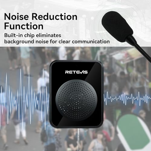 Retevis RT-9909 Window Intercom,Window Speaker Intercom System,IPX5 Waterproof,Noise Canceling,High Power Loudspeaker,Dual Way Intercom for Food Truck,Counter,Ticket Office - Image 3