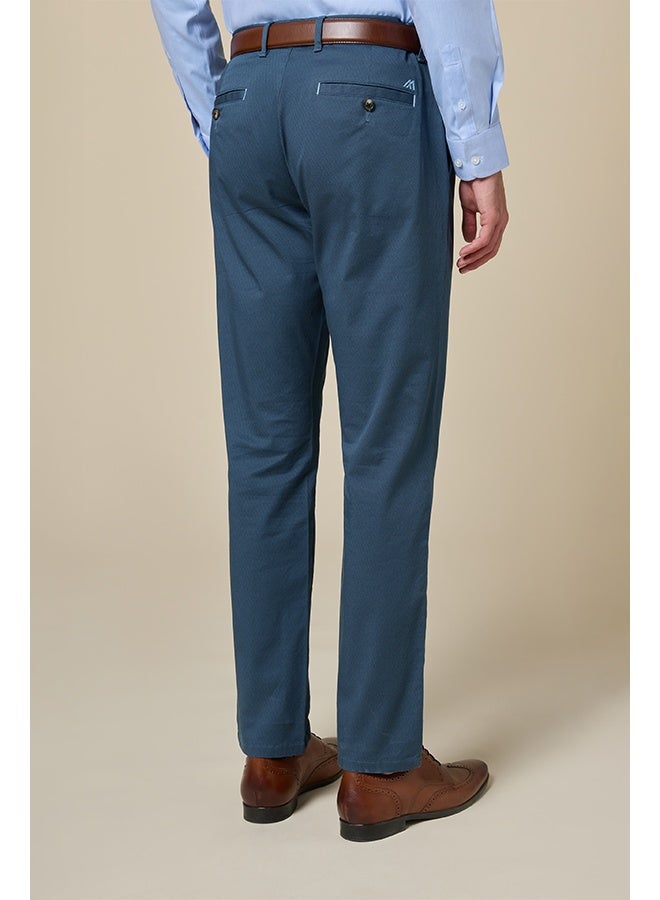 Mannerism The Coastway Blue Stretch Twill Chinos Comfort Fit - Image 2