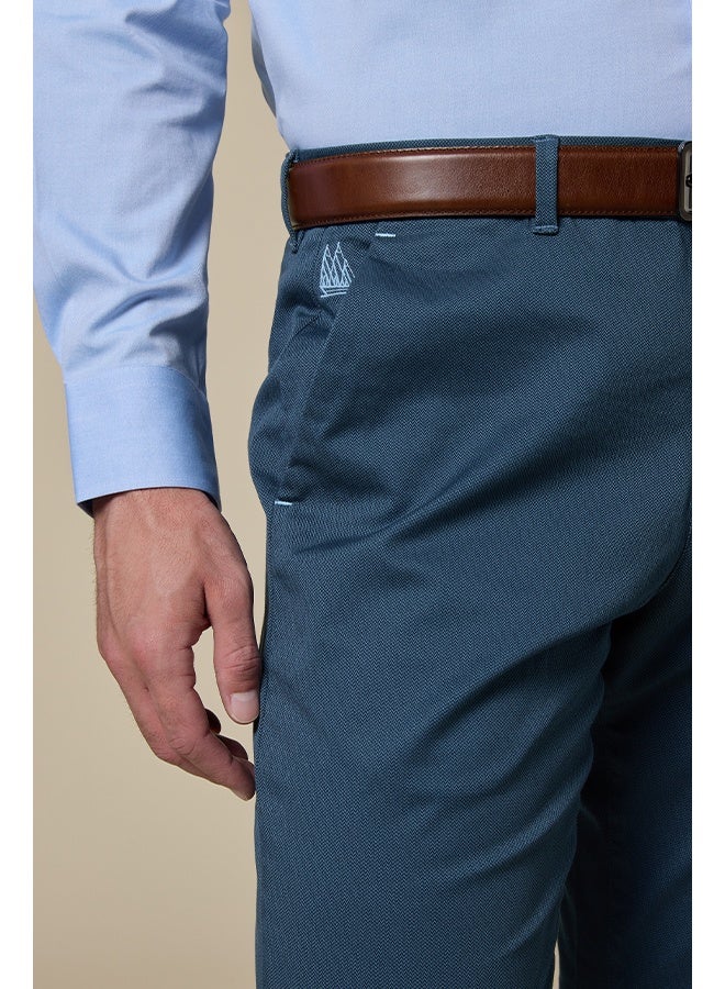 Mannerism The Coastway Blue Stretch Twill Chinos Comfort Fit - Image 3