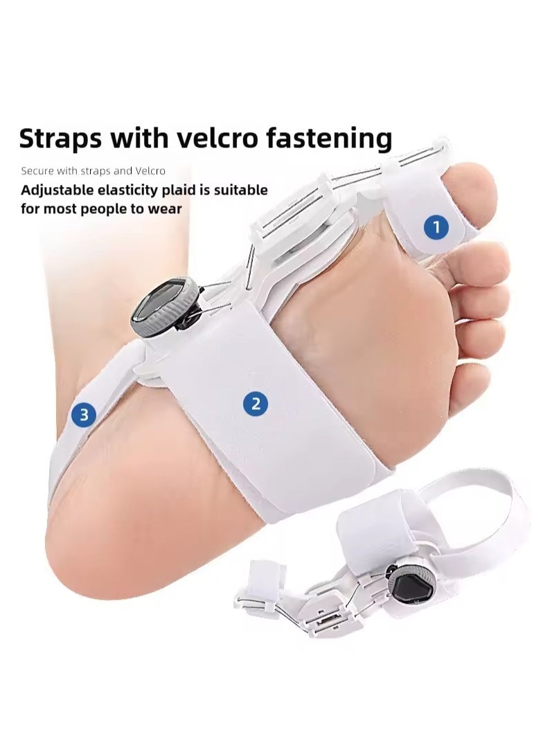 Bunion Corrector for Women & Men, Adjustable Knob Double Correction Separator for Big Toe Relief Bunion Splints Hammer Toe Straightener with Pad Comfortable Effective, 1PCS - Image 3