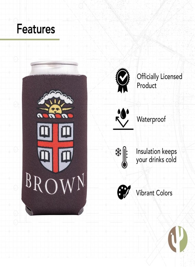 Desert Cactus Brown University Can Insulator Bears Beverage Cooler 1 Pack Foam 12oz Can Holder Single Sided (Design A) - Image 5