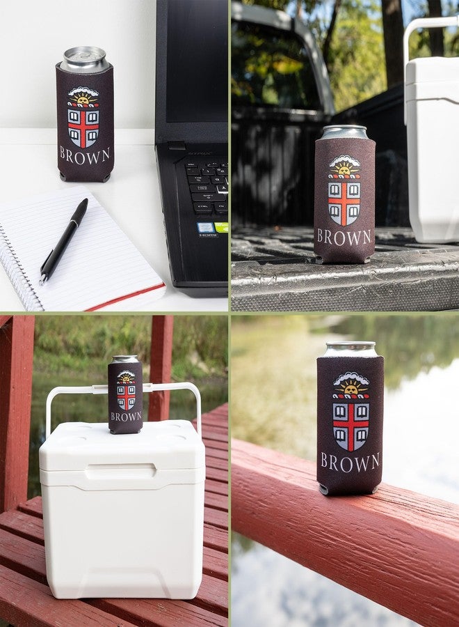 Desert Cactus Brown University Can Insulator Bears Beverage Cooler 1 Pack Foam 12oz Can Holder Single Sided (Design A) - Image 2