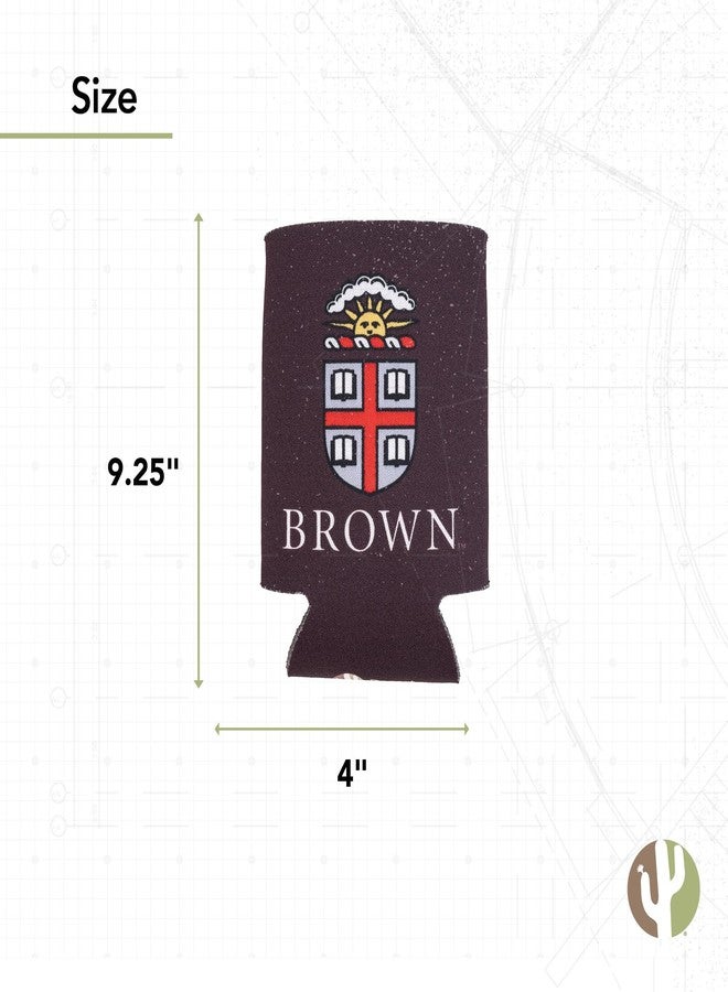 Desert Cactus Brown University Can Insulator Bears Beverage Cooler 1 Pack Foam 12oz Can Holder Single Sided (Design A) - Image 4