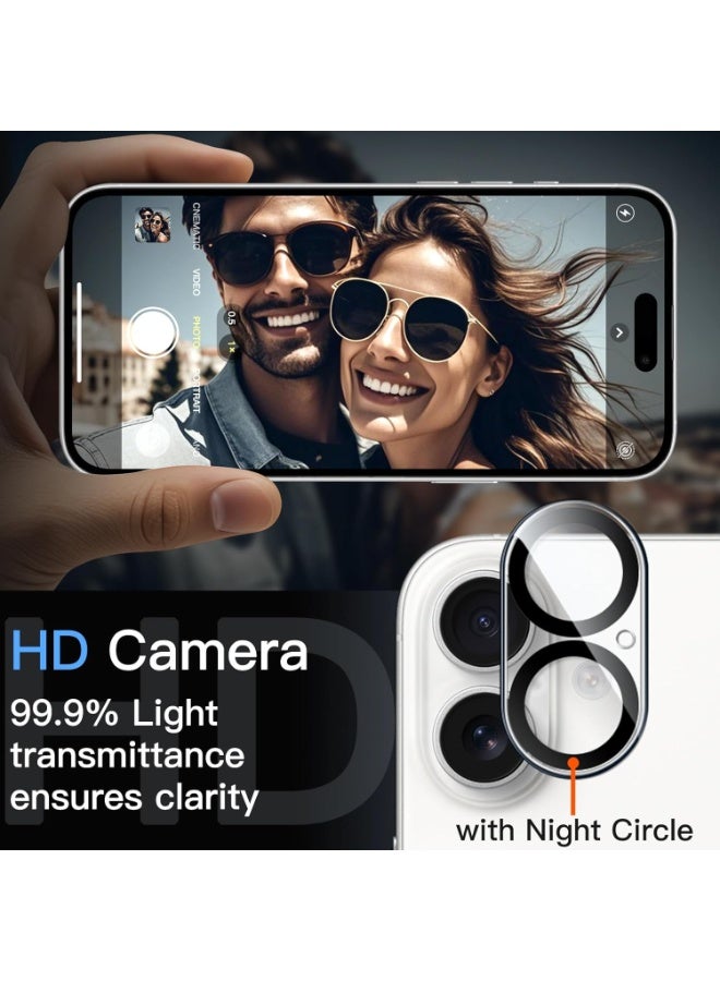 Camera Lens Protector for iPhone 17, 9H Tempered Glass, Anti-Scratch, Case Friendly, Does Not Affect Night Shots, HD Clear (Clear) - Image 4