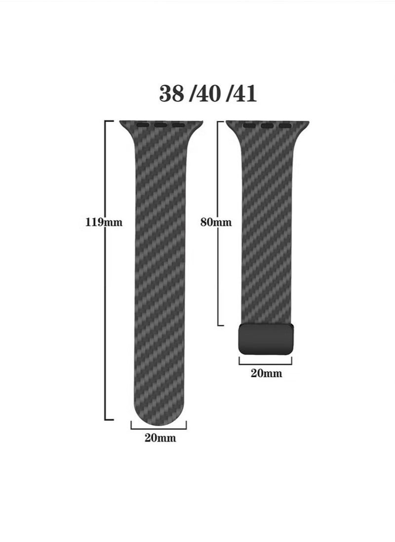 X-level - Bands Compatible with Apple Watch 38mm 40mm 41mm Series 9/8/7/SE/6/5/4/3/2/1 IWatch Ultra/Ultra 2/ Silicone Strap With Magnetic folding Buckle, Quick Release Silicone Straps for Women Men - Image 1