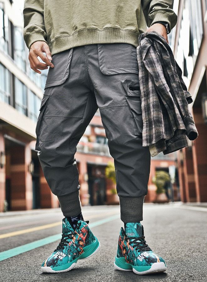 NIBEMINENT Men's casual high-top basketball sneakers  - Image 4