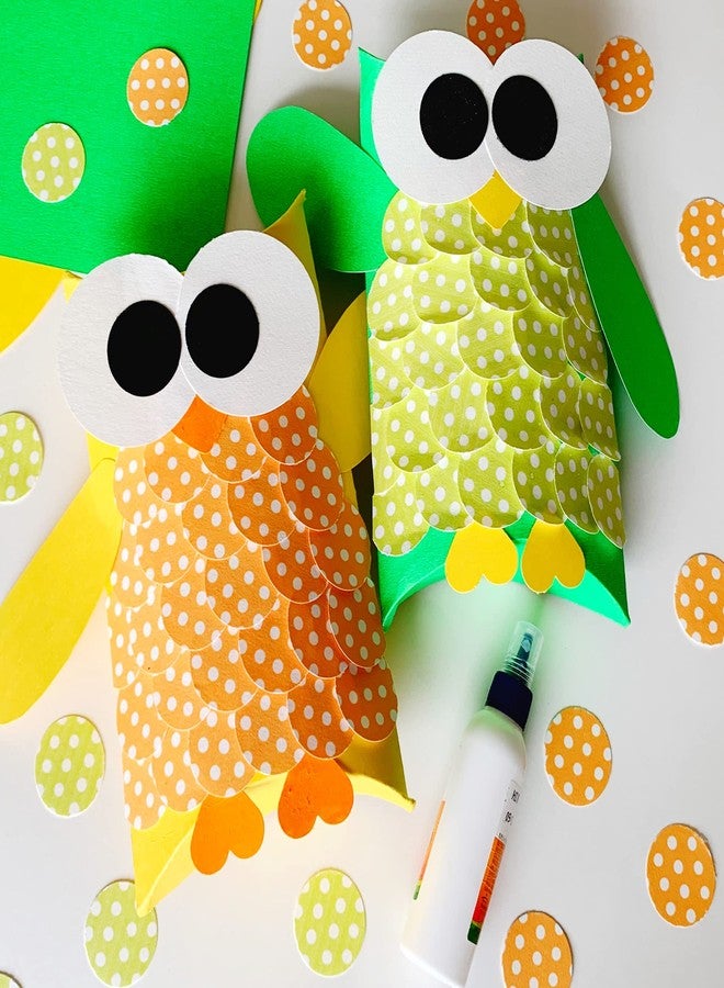 Crafted Forever Art & Crafts Hoot DIY Kit for Kid's/Children Combo (Pack of 2, Yellow & Green) - Image 2