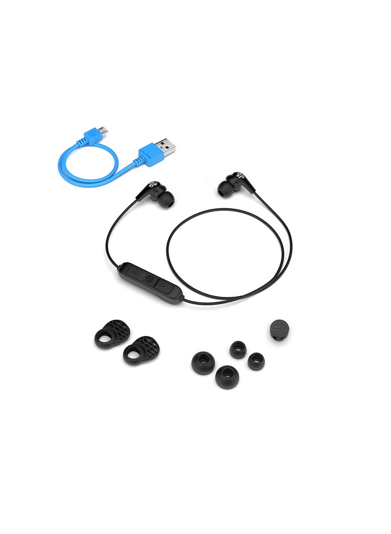 Jlab Audio JBuds Pro Wireless Signature Earbuds | Titanium 10mm Drivers | 6-Hour Battery Life | Music Controls | Noise Isolation | Bluetooth 4.1 Extra Gel Tips And Cush Fins Black - Image 4
