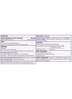 Vicks Nighttime Sleep Aid Diphenhydramine Hcl 72 Liqui Capsules  - Image 2