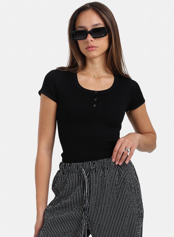 Carina Seamless Snap Front Top - Image 1