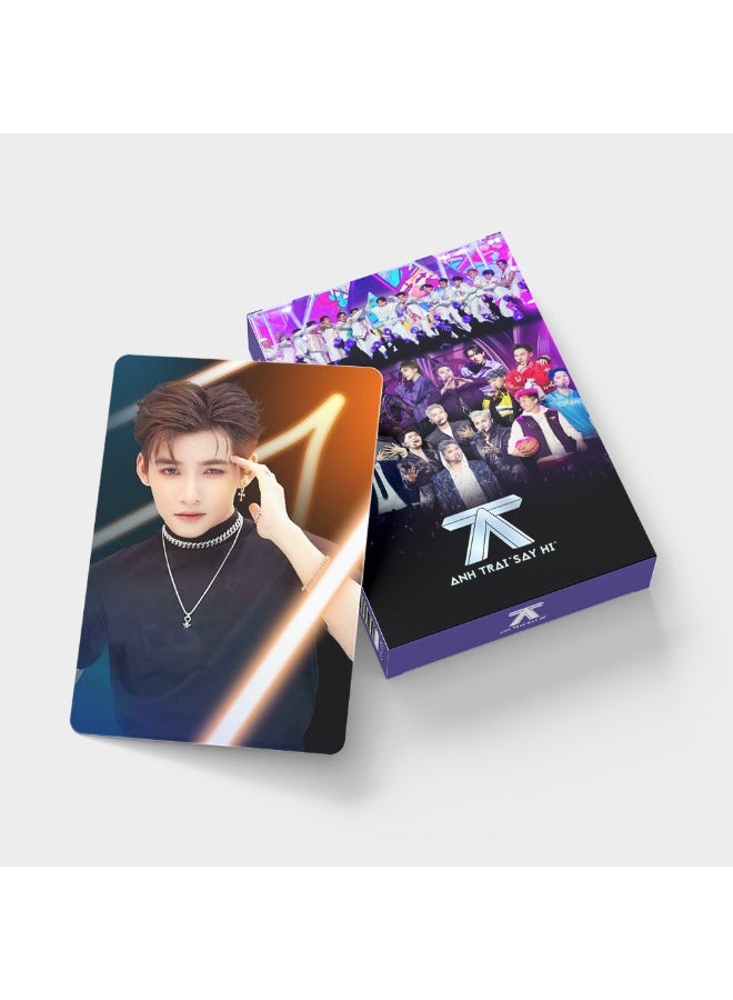 NIBEMINENT 30 Pcs Anh Trai Say Hi Lomo Cards Card For Fans Collection Gifts - Image 2