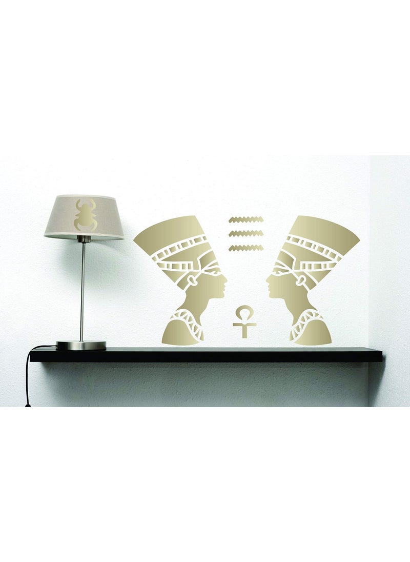 Usnyabni Egyptian Stencil, 6.5 x 6.5 inch (S) - Classic Egypt Symbol Hyroglyphics Stencils  - Image 4