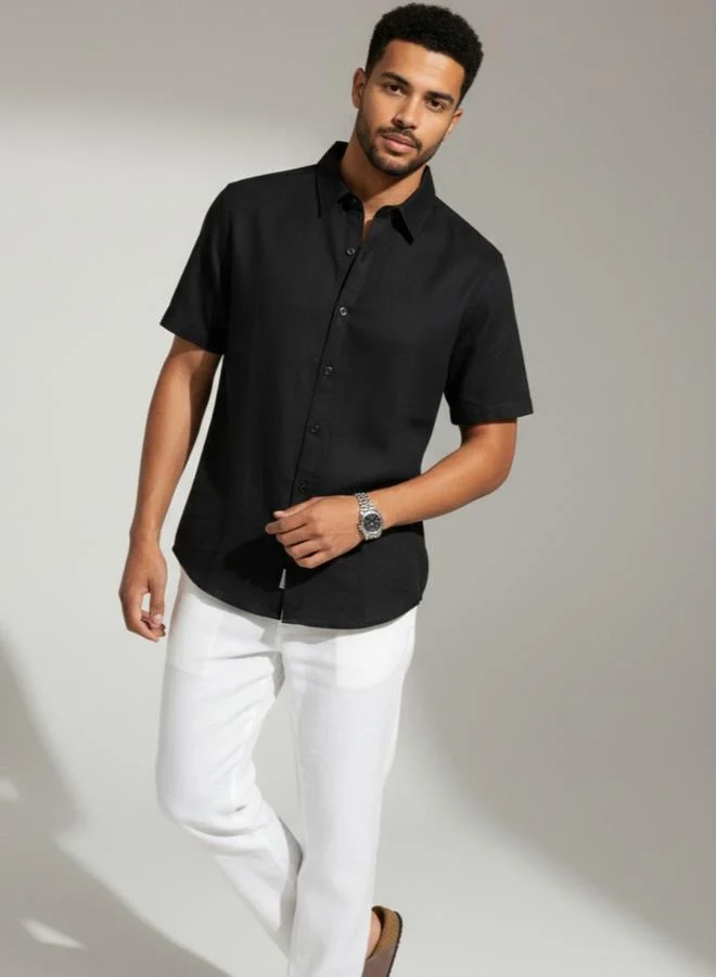 ترولوم Men Classic Solid Casual Shirt