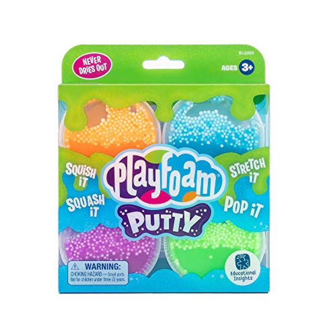 Educational Insights Playfoam Putty 4-Pack, Fidget Toys for Kids, Sensory Toys for Boys & Girls Ages 3+ - Image 4
