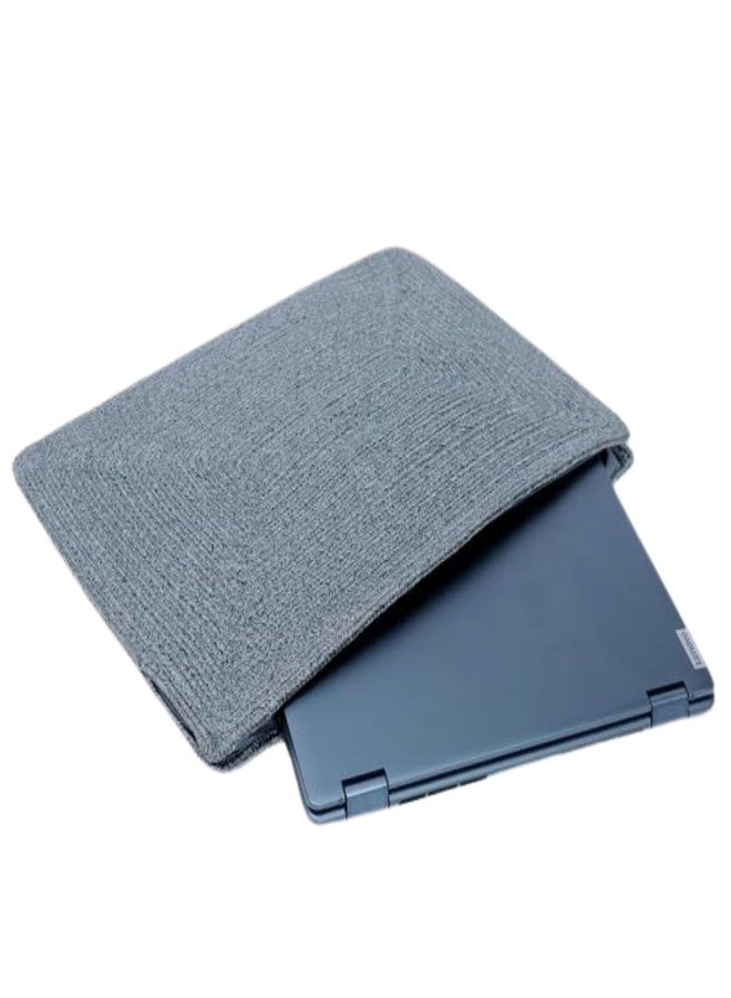 ARIYA 17x12 Inch Laptop Bag (4079 | Light Grey) - Handcrafted Cotton & PP Blend Briefcase for Women | Spacious, Lightweight Office & Travel Bag with Soft Handles & Durable Zipper - Image 1