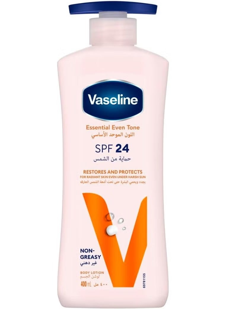 فازلين لوشن توحيد لون البشرة الأساسي مع واقي من الشمس-400مل - Image 1